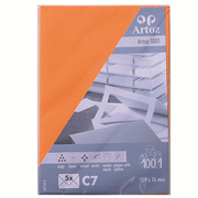 1001 Pkg 5 Kuverts C7 orange