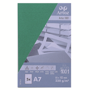 1001 emb. 5 cart. A7 vert sapin