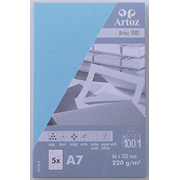 1001 emb. 5 cart. A7 azur
