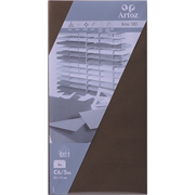 1001 Pkg 5 Kuverts braun