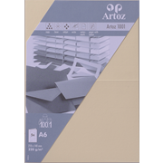 1001 Pkg 5 Karten A6 chamois