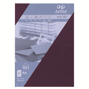 1001 Pkg 5 Karten A6 marsala
