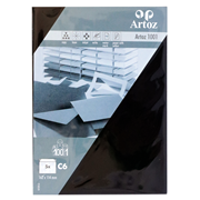 1001 Pkg 5 Kuverts C6 schwarz