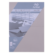 1001 Pkg 5 Karten B6 lichtgrau
