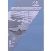 1001 Pkg 5 Karten B6 marienblau