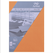 1001 Pkg 5 Karten B6 orange