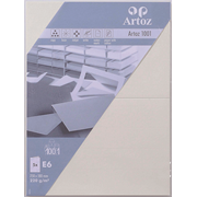 1001 Pkg 5 Karten E6 ivory