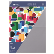 1001 Pkg 5 Karten A5 lichtgrau