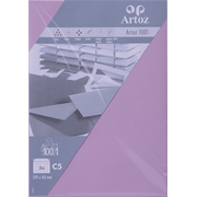 1001 Pkg 5 Kuverts C5 flieder