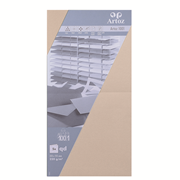 1001 Pkg 5 Karten qd taupe