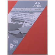 1001 emb. 5 feuilles A4 rouge