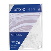 Antiqua Pkg 5 Kuverts C6 grau