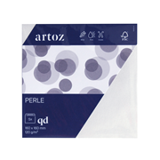 Perle Pkg 5 Kuverts qd weiss