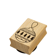 Tampon boule de noël