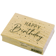 Stempel Happy Birthday dots