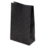 Sac en papier moyen noir