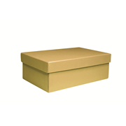 PURE Box rectangular M, gold shine