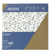 Kraft Pkg 5 Kuverts qd kraft