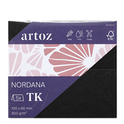 Nordana Pkg 5 Tischk. black glow