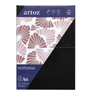 Nordana Pkg5 carte A6 black glow