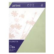 Floretta Pkg5 carte E6 light green