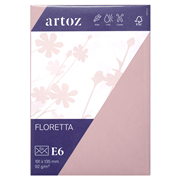 Floretta Pkg5 enveloppe E6 light rose