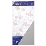 Floretta Pkg5 Karte qdM l.grey