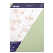 Floretta Pkg5 carte A4 l.green