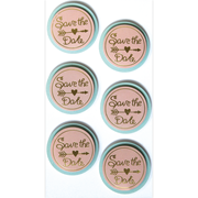 A-W: Save the date Mint/rosa