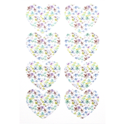 Sticker Transparent Herz