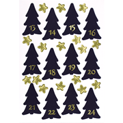 Sticker Advent Tannenbaum