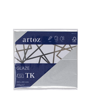 Glaze Pkg 5 Tischk. silver shine