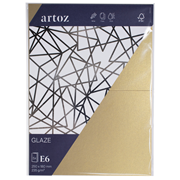 Glaze Pkg5 carte E6 gold shine