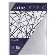 Glaze Pkg5 enveloppe E6 silver shine
