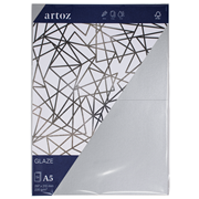 Glaze Pkg5 Karte A5 silver shine