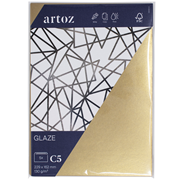 Glaze Pkg5 enveloppe C5 gold shine