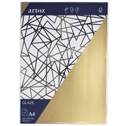 Glaze Pkg5 feuille A4 gold shine