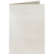 Glaze Karte A5 white shine