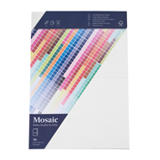 Mosaic 5 Karten A6 weiss