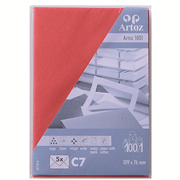 1001 Pkg 5 Kuverts C7 rot