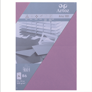 1001 Pkg 5 Karten B6 flieder