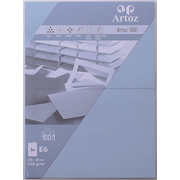 1001 Pkg 5 Karten E6 pastellblau