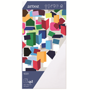 1001 Pkg 5 Karten qd blütenw.