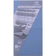1001 Pkg 5 Karten qd marienblau