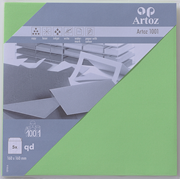 1001 Pkg 5 Kuverts qd birkengrün