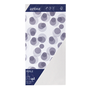 Perle Pkg 5 Karten qd weiss