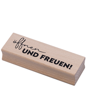 Tampon öffnen und freuen!