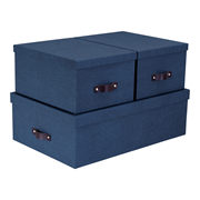 Nordiska boîtes bleu 3 set