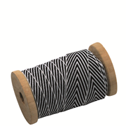Geschenkband black - white