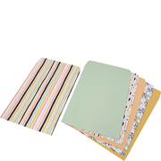 Sacs en papier plats multicolor